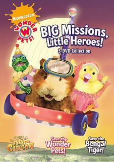 Wonder Pets   Big Missions, Little Heroes DVD, 2009, 3 Disc Set 