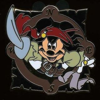   Pin Pirates *4* Mystery Box Set   Mickey as Jack Sparrow (Compass