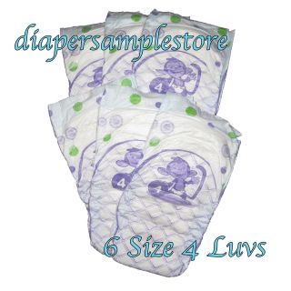 Baby Diapers Sample Pack of Size 4 Basics Luvs Sampler