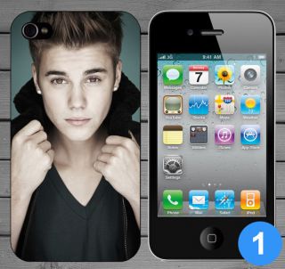   Bieber JB J. Singer Hard Back Cover Case for Apple iPhone 4 4S S