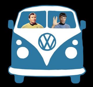   Van Star Trek Spock & Captain Kirk Funny T Shirt S M L XL XXL XXXL