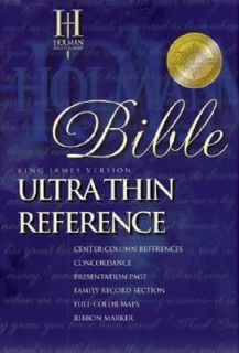 KJV Ultrathin Reference Bible 2004, Hardcover, Gift
