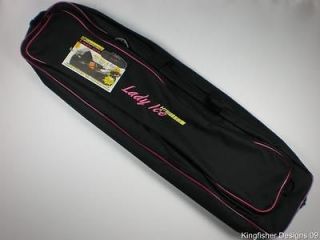 HT Lady Ice Pink Storage Bag Fits Rods 34 Long 3 Zipper Storage 