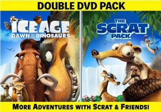 Ice Age 3 Dawn of the Dinosaurs The Scrat Pack DVD, 2009, 2 Disc Set 