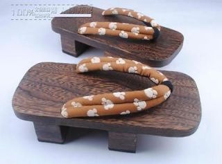 New mens two teeth clogs Japanese wooden slippers geta casual home 