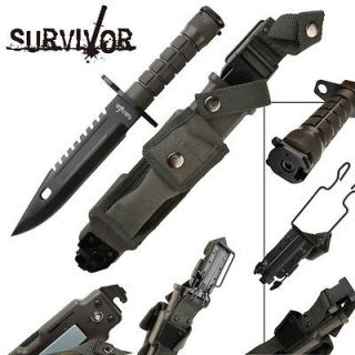 Bayonet Tactical Military Style Knife ar Prepper Survival 15