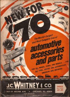 1970 J C Whitney auto parts magazine #274