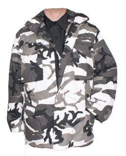   INDUSTRIES – USA MILITARY ARMY M 65 M65 JACKET URBAN CITY CAMOUFLAGE