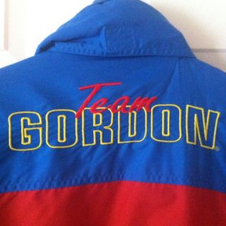 TEAM GORDON NASCAR Jeff Gordon Jacket 24 Dupont XL Linen Hooded Nice 