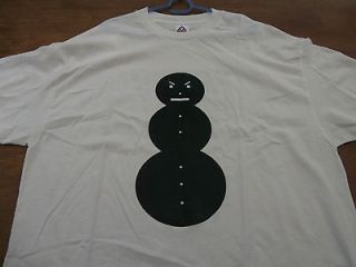 YOUNG JEEZY   SNOWMAN T SHIRT WHITE WITH BLACK LOGO BRAND NEW HIP HOP 