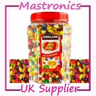 Jelly Belly Gourmet Jelly Beans 1.8kg Big Jar with 45 Delicious 