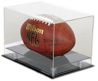 NEW DELUXE FULL SIZE NFL NCAA FOOTBALL DISPLAY CASE BOX