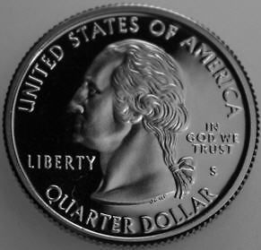 State Quarter Clad Proof 1999 S New Jersey