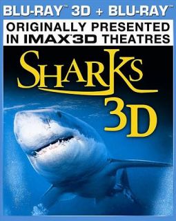 Sharks 3D Blu ray Disc, 2011, 2 Disc Set, 3D 2D