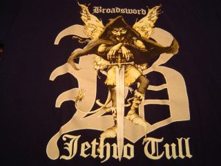 Rad Vintage 2005 JETHRO TULL US Concert Tour T Shirt Size L/Rock/NEW 