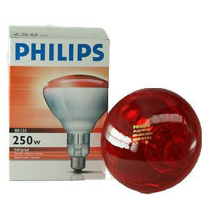 Philips 250w infrared heat lamp bulb