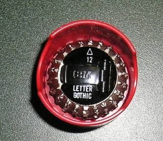 Newly listed IBM Selectric Typewriter Ball Letter Gothic 12 pt