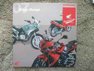   125cc Range (XL125V Varadero, ANF 125i Innova) Motorcycle Brochure