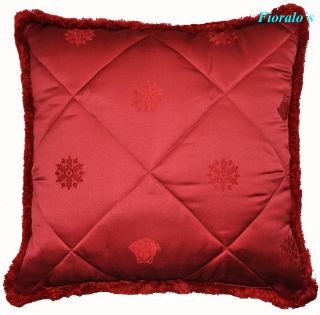 versace medusa snowflake pillow 19 7 red from germany time