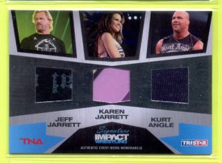   TNA Signature Impact Jeff Karen Jarrett Kurt Angle Pink Clothing/199