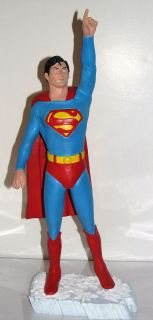 CUSTOM CHRIS REEVES SUPERMAN 13 1/2 STATUE Professionally Painted