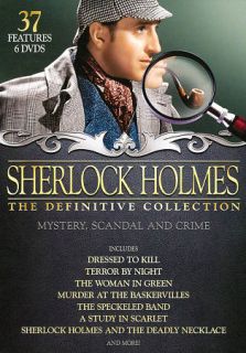 Sherlock Holmes   The Definitive Collection DVD, 2010, 6 Disc Set 