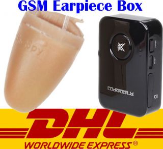 NEW INVISIBLE EAR PIECE GSM HIDDEN SPY RECEIVER TINY Earpiece Cheat 