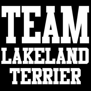 team lakeland terrier t shirt cute dog owner gift new