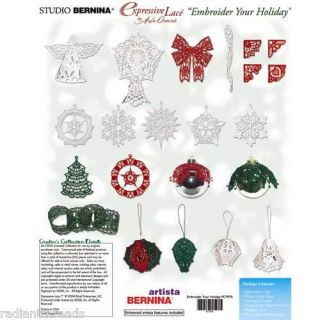 Janome JEF Embroidery Card EMBROIDER YOUR HOLIDAY