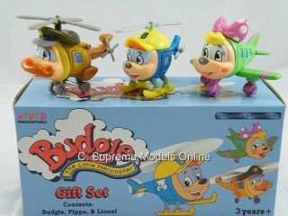 BUDGIE THE HELICOPTER 3 PIECE GIFT SET LIONEL PIPPA MODEL DUCHESS OF 