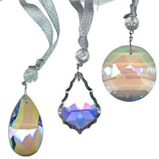 Kirks Folly Crystal Ornaments   THREE WITH AUCTION