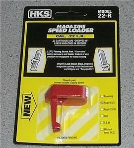 BRAND NEW HKS 22 R 22R Magazine Speed Loader for .22 Ruger Mark Mk I 