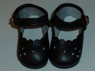 BLACK HEART SHOES FOR KAYE WIGGS GIRLS & Layla / Mikis MSD SIZE FEET