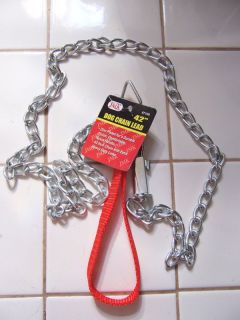 42 dog chain lead strong re liable inexpen sive time