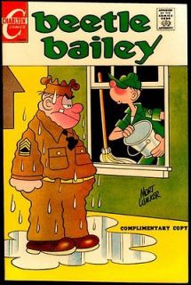Charlton Comics BEETLE BAILEY #73 Cerebral Palsy Giveaway NM 9.4 US 