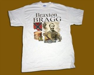 New Civil War Confederate General Braxton Bragg t shirtAWES​OME 