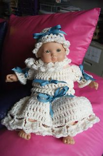 bitty baby doll cute for sale with crochet outfit new