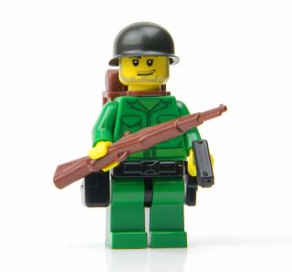 minifig lego soldier wwii us army builder minifigure  9 75 