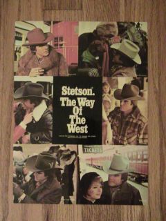 stetson hat western advertisement cowboy vintage  5