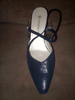 Peter Kaiser LOLLO High Heel w/Straps Black Shoe SZ. 9.5 CLEARANCE 