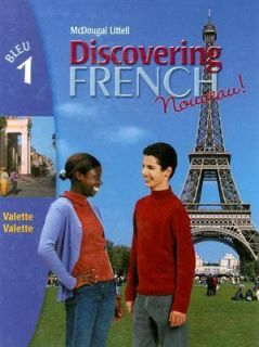 Discovering French Blue 1 by Jean Paul Valette and Rebecca M. Valette 