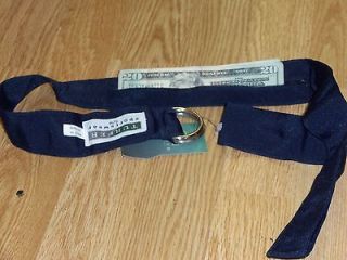 turfer sportswear belt with zippered money pouch s m blue
