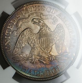 1888 seated liberty silver half dollar ngc unc details gem