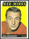 1965 66 topps hockey 112 don mckenney red wings ex+