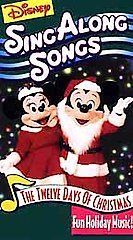 Disneys Sing Along Songs   The Twelve Days of Christmas (VHS, 1997)