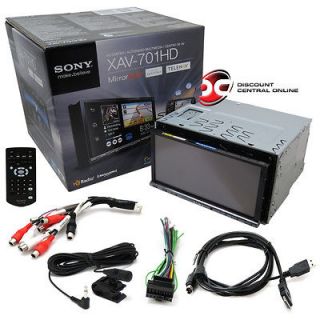 SONY XAV 701HD CAR 2DIN TOUCHSCREEN CD/DVD PLAYER W/HD RADIO,BLUETOOTH 