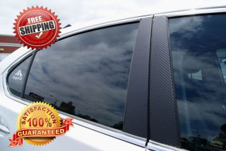 Lincoln LS 00 06 Carbon Fiber B Pillar Window Trim Covers Post Parts 