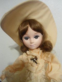Bradley Jody Doll in Peach Victorian Outfit 12, Made in Korea used 
