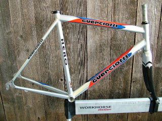   Old Stock Guerciotti Hero Road Frame and Fork (53 cm) w/Silver Finish