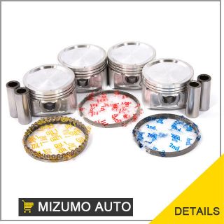 Fits 01 02 Kia Rio 1.5L DOHC 16V A5D Pistons Set with Rings